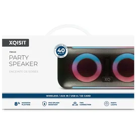 Xqisit Party Boom Box schwarz
