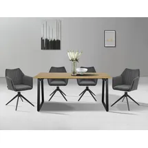 OTTO home Esszimmerstuhl Tampa grau 2er Set