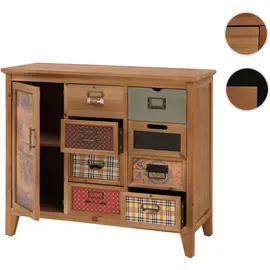 Mendler Apothekerkommode 80 x 91 x 40 cm Braun