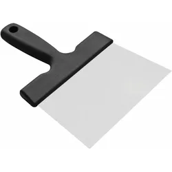 Schneider - Spachtel Edelstahl extra stabil 180 mm, Griff Kunststoff schwarz
