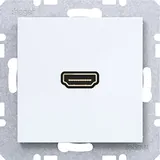 Hager Steckdose HDMI 90° Weiß 2 St.