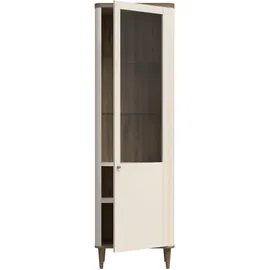 Forte Vitrine Lacetti 60,4 x 41,2 x 200,5 cm Beige