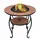 vidaXL Feuertisch Mosaik Ø 68 cm Terracotta