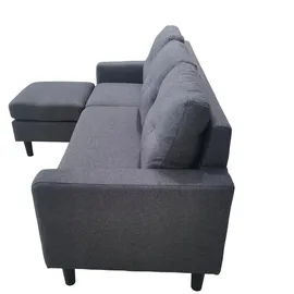 Hti-Living HTI-Living, Sofa, Ecksofa Reva Grau - Grau