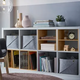 IKEA KALLAX Einsatz mit 1 Boden 33 x 33 cm Weiß