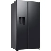 Samsung RS70F66KBFEF Side-by-Side (634 l, 1784 mm hoch, Schwarz)
