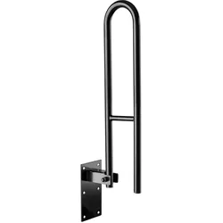KS Handel 24 Wandstützgriff Klappgriff Stützklappgriff Wandgriff 60 cm SCHWARZ