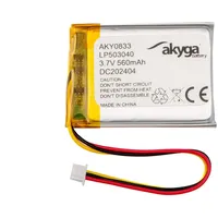 Akyga Li-Po Akku LP503040 3,7V 560mAh