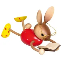 Kuhnert Kuhnert, Osterdekoration/Osterhase, Kuhnert Hasenmädchen, liegend mit Buch und