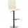deluke Barhocker DIVER 40 x 49 x 93 cm Creme/Schwarz