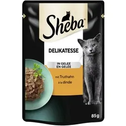 Sheba Delikatesse in Gelee 28x85 g Truthahn