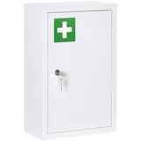 GiPP Medizinschrank, Weiß, Kunststoff, Rechteckig,Rechteckig, Bodenplatte, 30x46x14 cm, Badezimmer, Badezimmerschränke, Medizinschränke