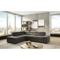 sit&more Ecksofa Alcudia L-Form, mit Armteilverstellung, optional Kopfteilverstellung und Bettfunktion grau