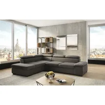 sit&more Ecksofa Alcudia L-Form, mit Armteilverstellung, optional Kopfteilverstellung und Bettfunktion grau