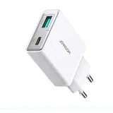 Joyroom JR-TCF14 20W USB-A/USB-C Wandladegerät superdünn Weiß