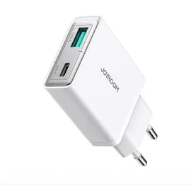 Joyroom JR-TCF14 20W USB-A/USB-C Wandladegerät superdünn Weiß