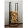 Cook King Kaminholzregal ATOS Metall 120 x 40 x 20 cm Schwarz