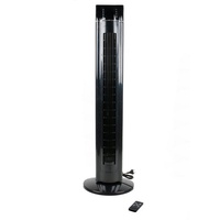 Alpina Turmventilator Standventilator mit Fernbedienung, Säulenventilator, Standventilator schwarz