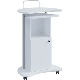 VCM my office Stehpult höhenverstellbar Komil weiß