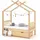 vidaXL Kinderbett mit Schublade 70 x 140 cm Kiefer massiv braun