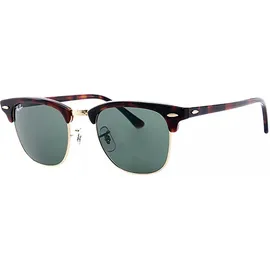 Ray-Ban Clubmaster Classic RB3016 W0366 49-21 gloss tortoise/green