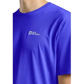 Jack Wolfskin Vonnan Kurzarm-t-shirt - Vibrant Blue - S