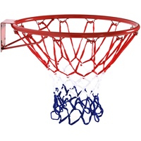 Homcom Basketballkorb mit Netz rot, blau, weiß 46 x 46 cm (ØxH)