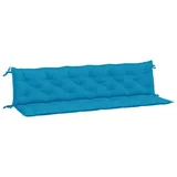 vidaXL Gartenbank-Auflagen 2 Stk. Hellblau 200x50x7 cm Oxford-Gewebe