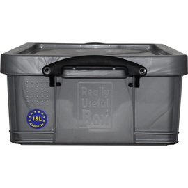 Really Useful Box Aufbewahrungsbox 18,0 l silber 48,0 x 39,0 x 20,0 cm