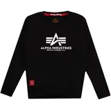 Alpha Industries Basic Sweater Kids Für Sweatshirt, Schwarz, 12 Jahre