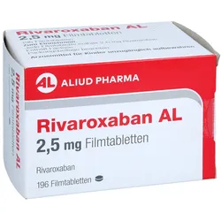 Rivaroxaban Al 2.5 Mg Filmtabletten 196 St