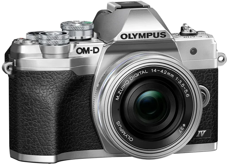 Olympus OM-D E‐M10 Mark IV + ED 14-42mm F3.5-5.6 EZ 4/3 Zoll MILC 20,3 MP Live MOS 5184 x 3888 Pixel Silber
