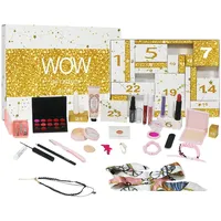 Beauty Adventskalender | Make Up Essence Countdown Kalender | 24ST Kosmetikgeschenk | Einzigartiges Komplettes Make Up Set | Lippenstift Lidschatten Kosmetik Gesichtsbehandlungsset für Frauen Mädchen