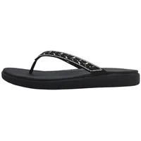 Skechers Zehensteg Pantolette schwarz 41 EU