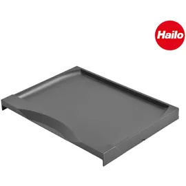 HAILO Systemdeckel 1223579 dunkelgrau | Ersatzdeckel aus Kunststoff für Abfallbehälter | Dunkelgrau