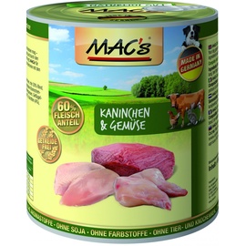 MAC's Kaninchen & Gemüse 6 x 800 g