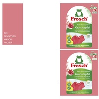 (1kg|8,96) 2x1450g Frosch Bunt - Waschpulver Granatapfel 44WL | vegan