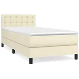 vidaXL Jianna 90 x 200 cm Creme