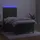 vidaXL Boxspringbett 100 x 200 cm Dunkelgrau