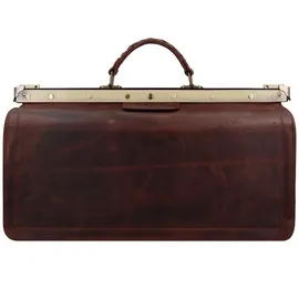 GREENLAND Nature Montana Doktorkoffer Leder 46 cm Laptopfach braun