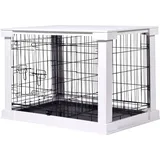 Dobar Hundebox Indoor 83 x 55 x 59 cm Weiß