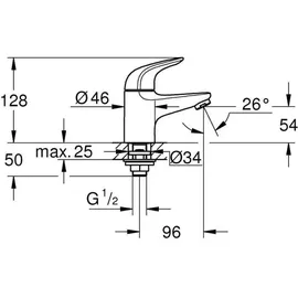 Grohe Swift Waschtischarmatur Chrom