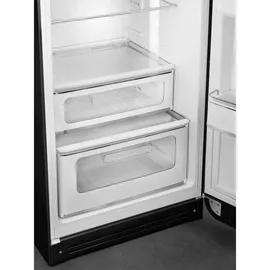 Smeg FAB30RBL6 Retro-Kühl-Gefrierkombination (294 l, 1720 mm hoch, Schwarz)