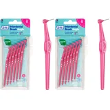 TePe Angle Interdentalbürsten Packung Rosa, 0.4mm, 6 Stück (2er Pack)