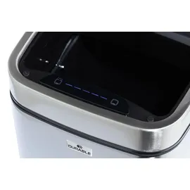 Durable Sensor Abfalleimer 6 l Silber