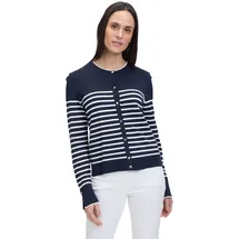 Betty Barclay Strickjacke mit Streifen Blau 36