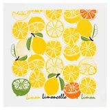 Kracht Küchen Textilien Limoncello Frottier Küchentuch bedruckt 50x50 cm bunt 3er Pack - bunt