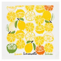 Kracht Küchen Textilien Limoncello Frottier Küchentuch bedruckt 50x50 cm bunt 3er Pack - bunt
