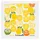 Kracht Küchen Textilien Limoncello Frottier Küchentuch bedruckt 50x50 cm bunt 3er Pack - bunt