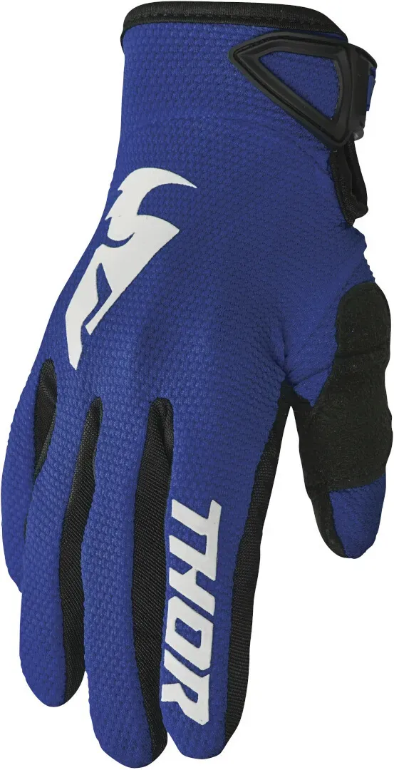 Thor Sector Youth Motorcross handschoenen, blauw, M